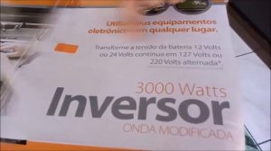 Inversor Hayonik 3000w Transformador 12v P/ 110/127v Veicular ... UMBOXING