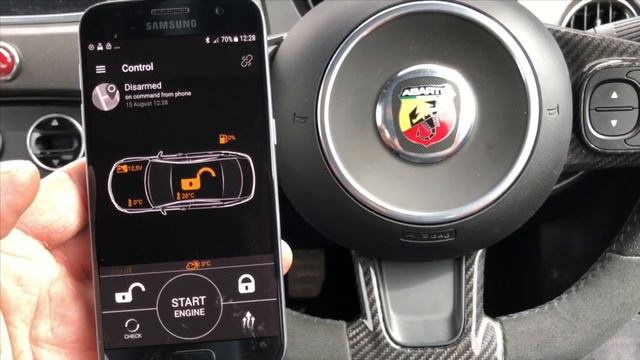 Fiat Abarth 500 Now Protected By Pandora Light Pro смотреть онлайн