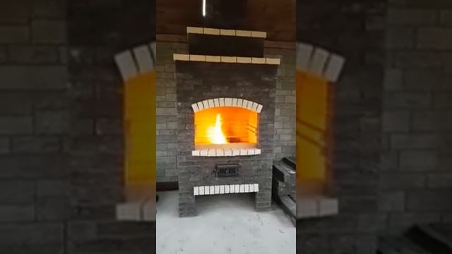 Мангал с кирпича ручной формовки. смотреть онлайн