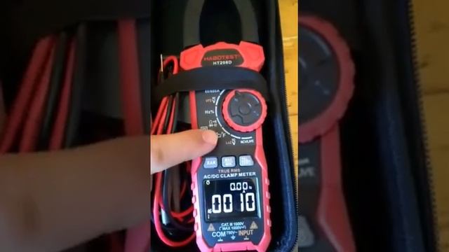 Habotet HT208D changing the function to inrush current measurement