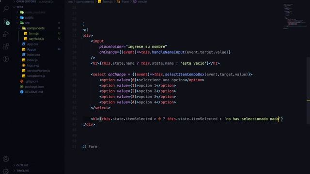 React, Metodos y Props смотреть онлайн