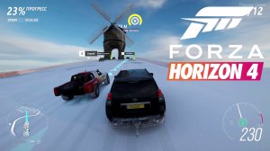 Forza Horizon 4. Toyota Land Cruiser Arctic Trucks. Автокросс у мельницы