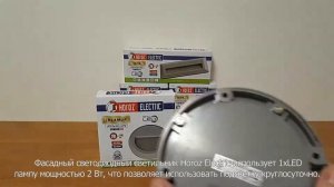 Уличное освещение - фасадный светодиодный LED светильник IHLAMUR 2W