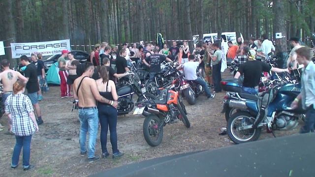 Ясногородка 2015 г.Осень МОТО пикник. смотреть онлайн
