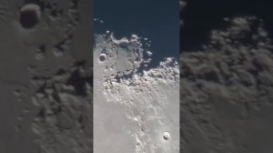 The live view of the moon