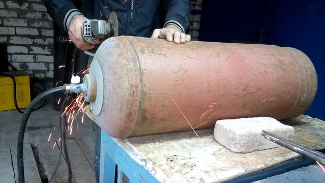 Как разрезать пропановый баллон . смотреть онлайн