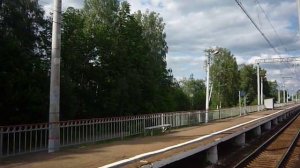 Алабино-Апрелевка из окна ЭР2Т-7184 МЖД 10.06.2015