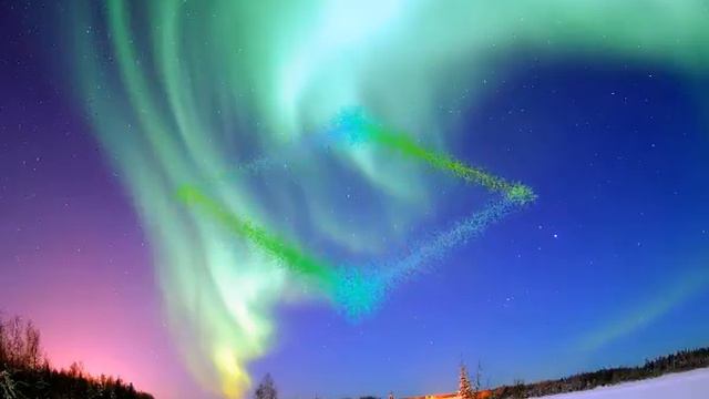 ФУТАЖИ- СЕВЕРНОЕ СИЯНИЕ смотреть онлайн