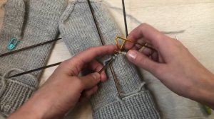 Большой палец варежки спицами