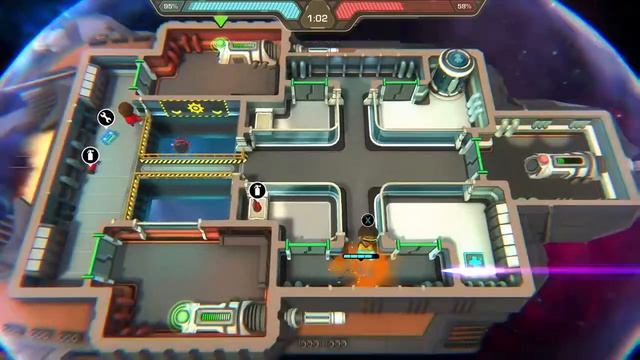 Catastronauts 1-5 3 star (2 player co-op) смотреть онлайн