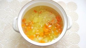 Овощной суп с цветной капустой