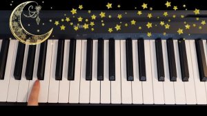 НІЧ ЯКА МІСЯЧНА на пианино одним пальцем / Украинские песни на пианино  /Ukrainian songs