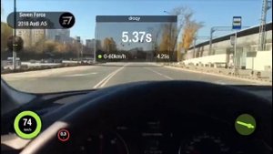 Audi A5 (B9) разгон 0 -100 км/ч Замер скорости Ауди А5  на dragy/ Audi A5 speed measurement