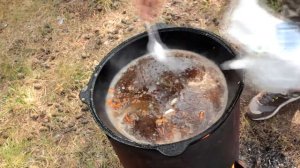 ПЛОВ ДЛЯ РЕАЛЬНЫХ МУЖИКОВ В КАЗАНЕ НА КОСТРЕ
