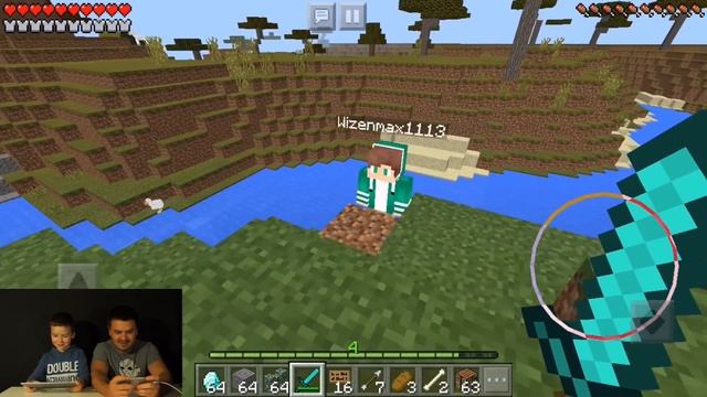 НОВЫЙ СЕРВЕР МАЙНКРАФТ - Кока Плей Выживание с Родителями в Minecraft PE 1.2.3 - REALMS смотреть онлайн