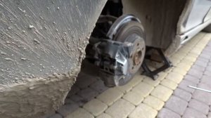 W220 Замена датчика износа колодок
