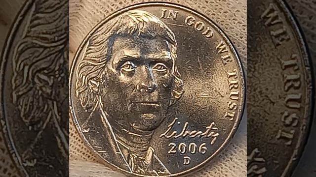 5 центов 2006 года. США. Монетный двор Денвер