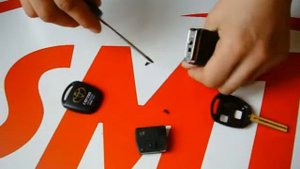 Переделка ключа на выкидной Тойота