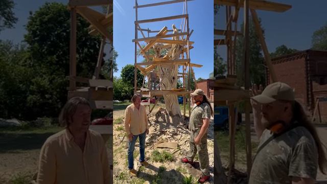 Очередной арт-объект на площади купцов Соловьевых в Киржаче.