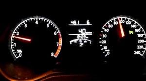 Поло Седан. GT. Турбо. 1.4 l. Обороты и расход трасса.