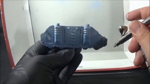 Tips and Tricks - Airbrushing a Rhino tank - Warhammer 40k painting tutorial