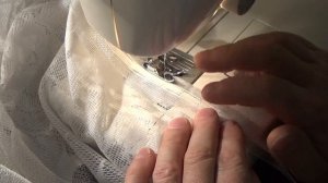 Как пришить ленту на тюль.