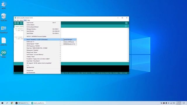 Lesson1- How to install the ESP32 Board in Arduino IDE in 3 minutes