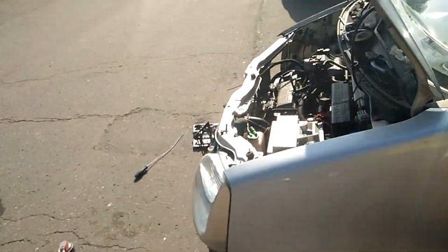 Первый запуск после ремонта двигатеря.