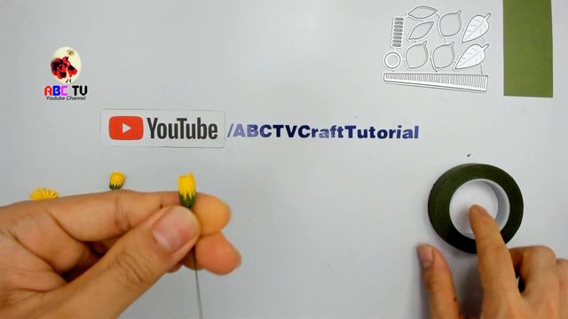 ABC TV | How To Make Dandelion Paper Flower | Flower Die Cuts (Faster) - Craft Tutorial смотреть онлайн