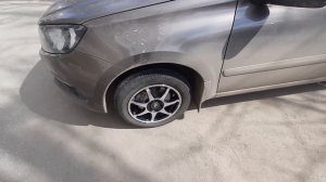 LADA GRANTA FL Смена зимних шин на летние с дисками