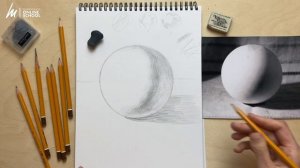 Рисуем сферу в академической технике