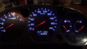 Пересвет приборной панели Honda Accord 6 (МКПП)