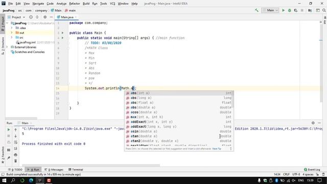 Java Math Class