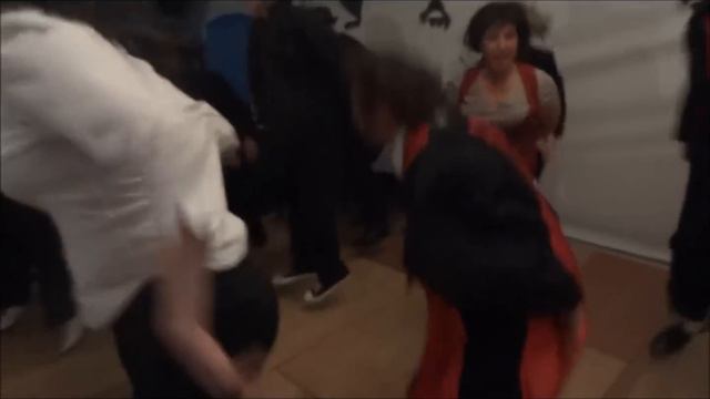 Shake a tail feather flash mob happy birthday Crutwells 12 07 18.wmv смотреть онлайн