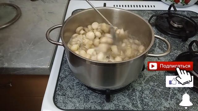 Маринованные шампиньоны за 7,5 минут