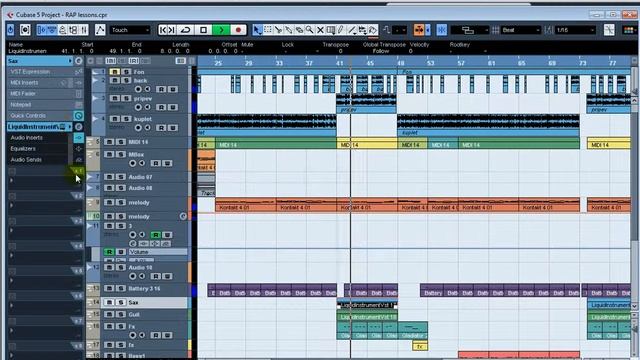 Создание музыки: Видео-обзор проекта "Создание музыки в стиле рэп" (ч.1) смотреть онлайн