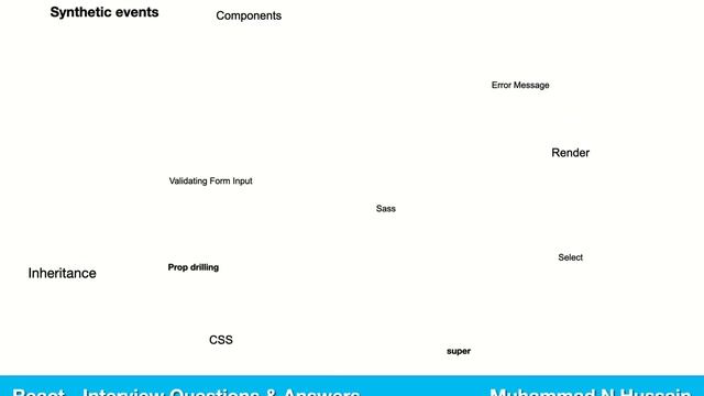React Interview Questions & Answers | Agenda