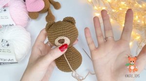 Милый мишка крючком?Вязаный мишка✨Мастер-класс,2 часть #МарияКинцле