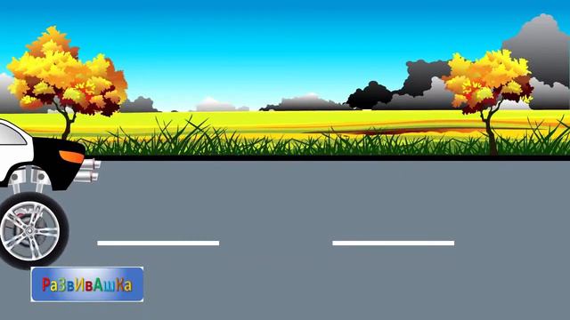 Гонка между Полицейским монстр траком и монстр траком тигром Мультики про машинки смотреть онлайн