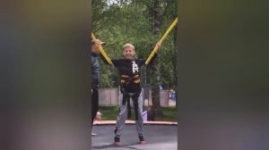 Мы с моим папой пришли на день России!