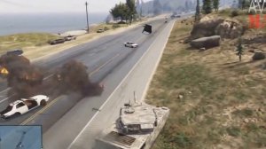 #Угон #танка в #GTA V