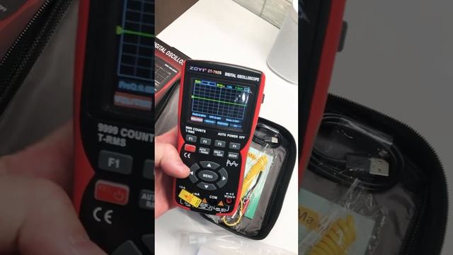 New Zotek ZT-702S 10k count Multimeter is also a 10 MHz oscilloscope