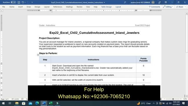 Exp22_Excel_Ch02_CumulativeAssessment_Inland_Jewelers | Excel Chapter 2 Cumulative Assessment