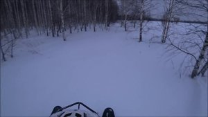 ТАЙГА ВАРЯГ 550 в глубоком снегу часть 2