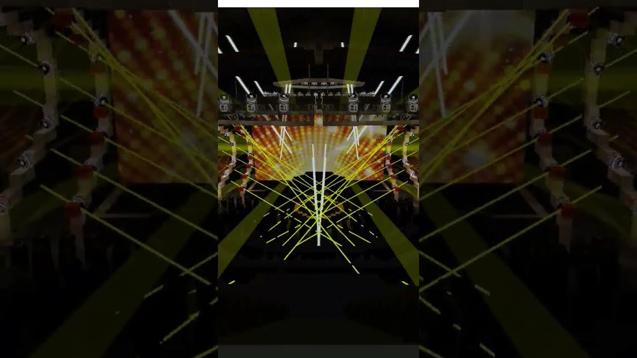 Eurovision Minecraft 2023 - Stage light test