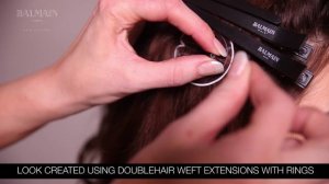 How to apply Balmain Hair's Double Hair Soft Rings