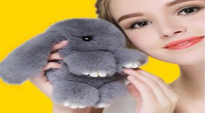 Меховой кролик брелок Распаковка,обзор посылки из Китая (AliExpress)