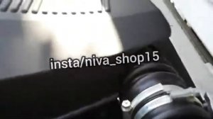 Экран двигателя на Ниву после установки