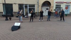 Benny Benassi — Satisfaction. Cover. Кавер. Живое выступление на Арбате в Москве Music. WorldSun