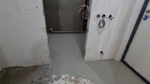 Наливной пол. выравнивание под плитку.